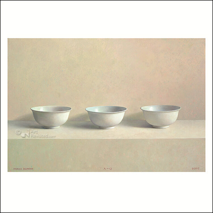 Art Revisited kunstkaart Henk Helmantel - eenheid in drievoud