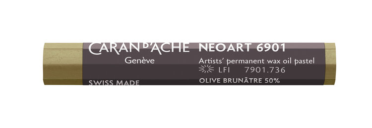 Caran d'Ache 736 olive brown 50% - Neoart 6901