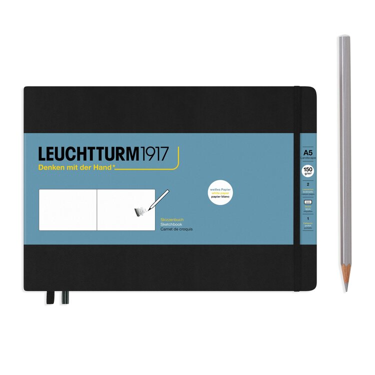 Leuchtturm1917 schetsboek A5 landscape (horizontaal)