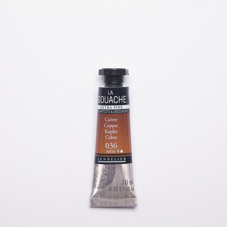 Sennelier 036 copper - gouache 10ml extra fine
