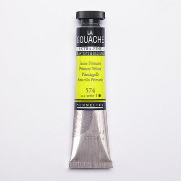 Sennelier 574 primary yellow - gouache 21ml extra fine