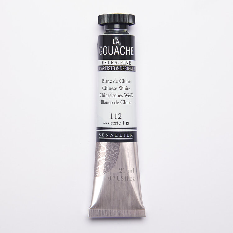 Sennelier 112 Chinese white - gouache 21ml extra fine