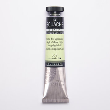 Sennelier 568 Naples yellow light - gouache 21ml extra fine