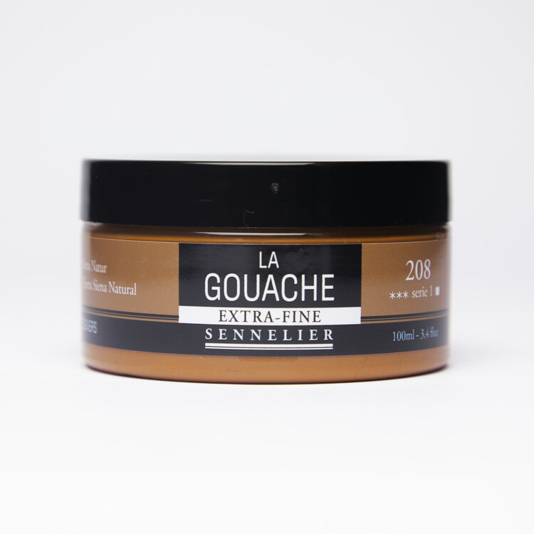 Sennelier 208 raw sienna - gouache 100ml extra fine