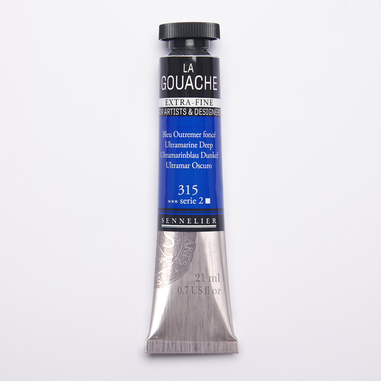 Sennelier 315 ultramarine deep - gouache 21ml extra fine