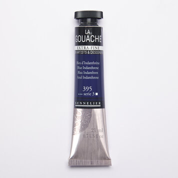 Sennelier 395 blue indanthrene - gouache 21ml extra fine