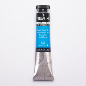 Sennelier 326 phthalocyanine blue - gouache 21ml extra fine