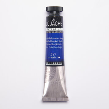 Sennelier 387 phthalo blue (RS) - gouache 21ml extra fine