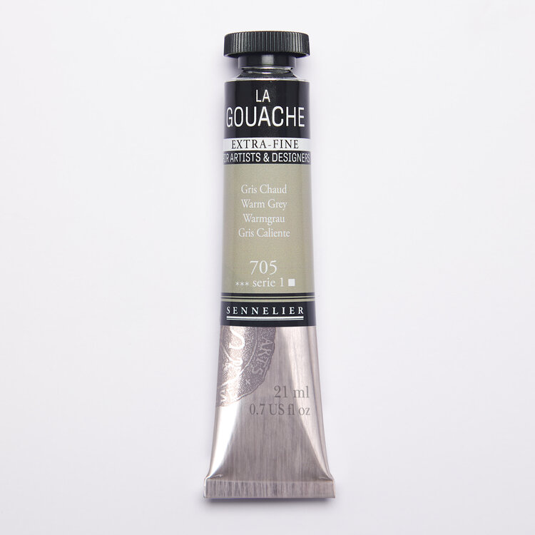 Sennelier 705 warm grey - gouache 21ml extra fine