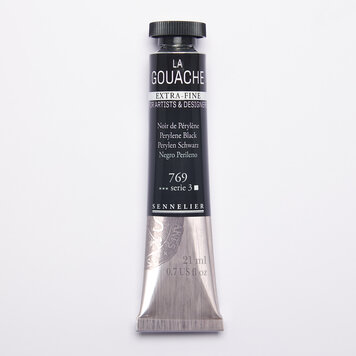 Sennelier 769 perylene black  - gouache 21ml extra fine