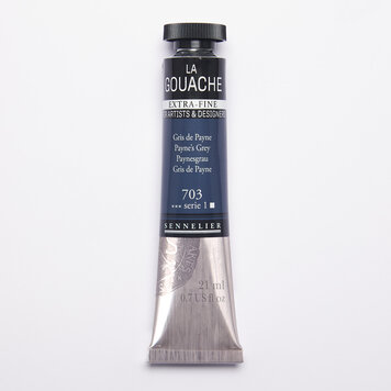 Sennelier 703 Paynes grey  - gouache 21ml extra fine