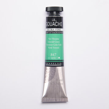 Sennelier 847 emerald green  - gouache 21ml extra fine