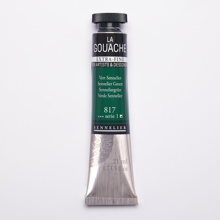 Sennelier 817 Sennelier green  - gouache 21ml extra fine