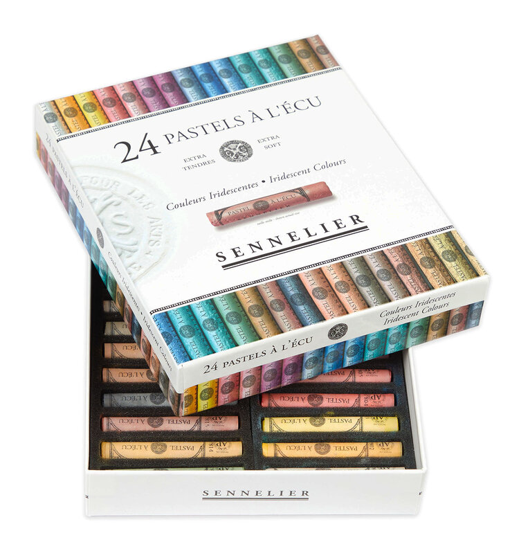 Sennelier à l'écu softpastel iridescentes- assortiment 24 stuks
