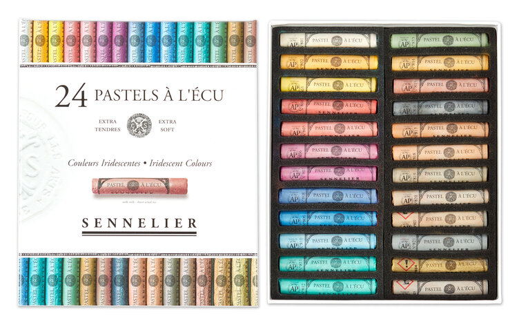 Sennelier à l'écu softpastel iridescentes- assortiment 24 stuks
