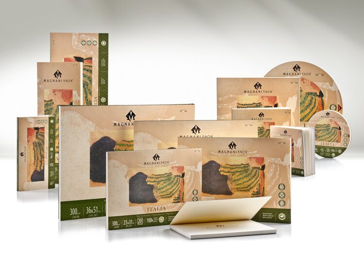 Magnani 1404 Italia aquarelpapier - cold pressed