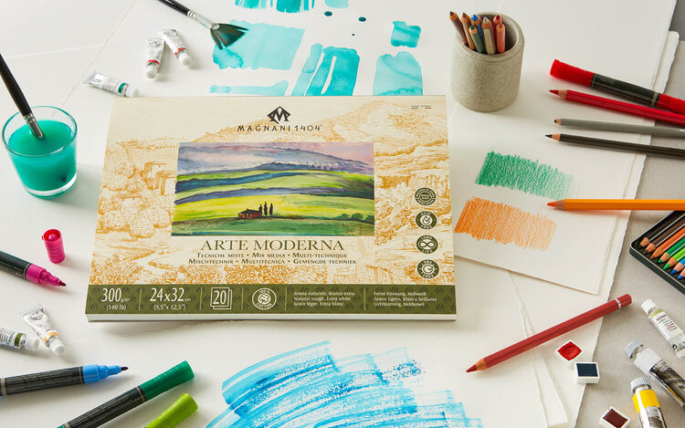 Magnani 1404 Arte Moderna - gemengde technieken papier (300)