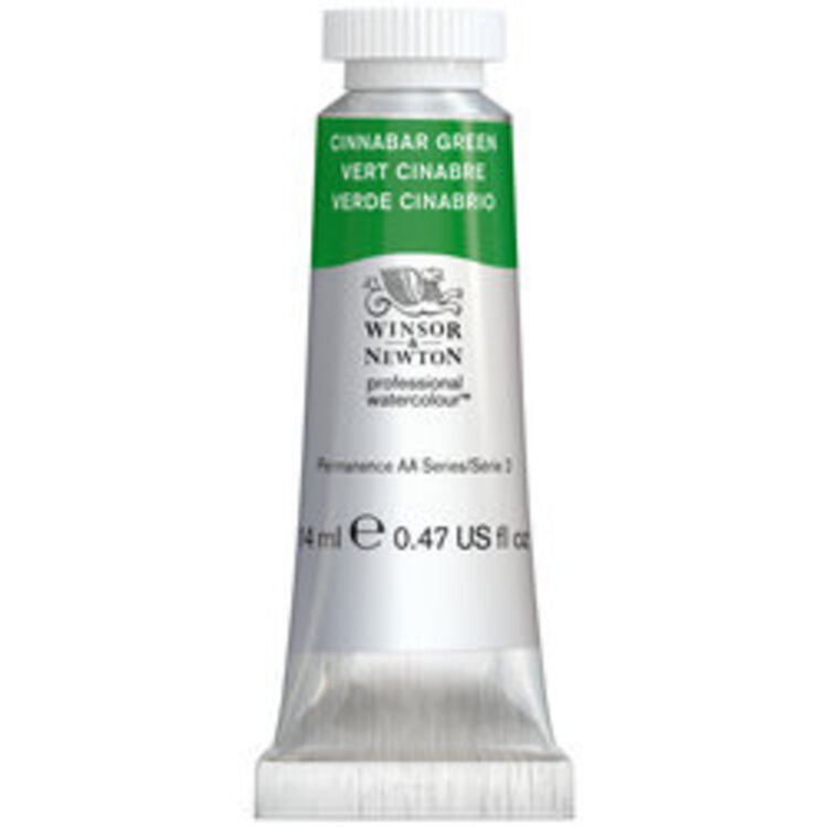 Winsor & Newton 420 cinnabar green - 14ml aquarelverf