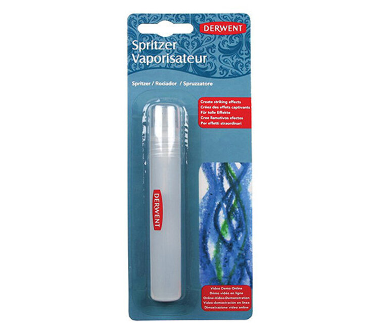 Derwent spray flesje