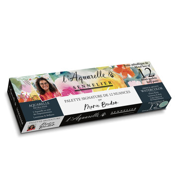 Sennelier aquarelverf blik 12 napjes Marie Boudon