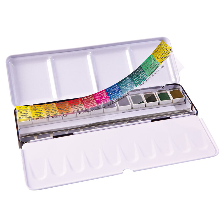 Sennelier aquarelverf Marie Boudon 12 napjes