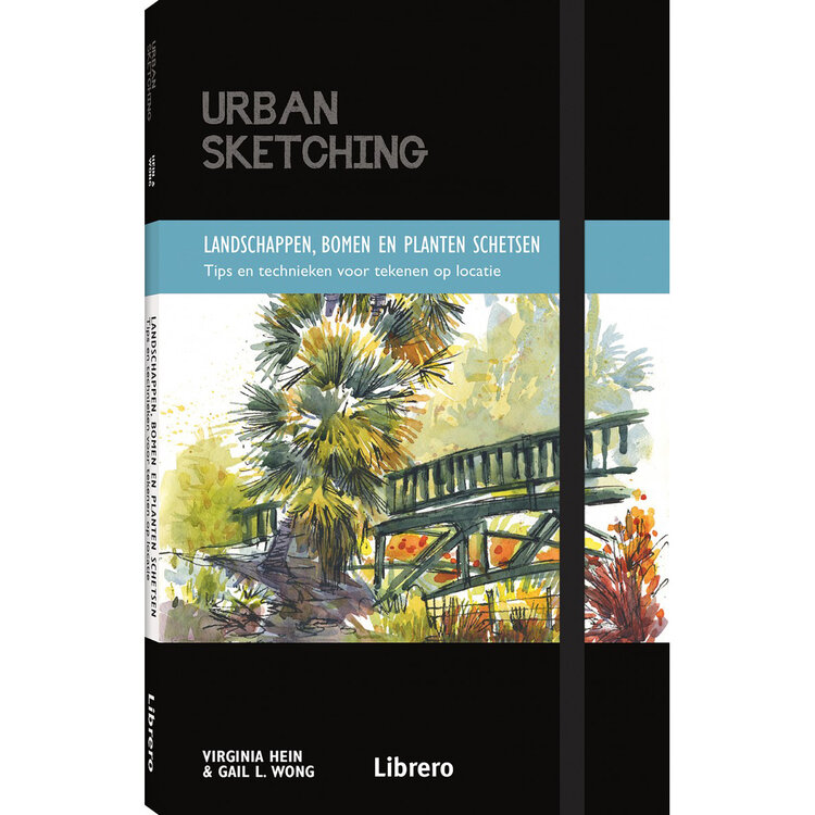 Librero boek, Landschappen, bomen en planten schetsen - Virginia Hein