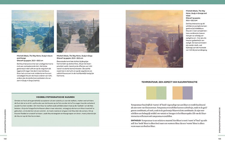 Librero boek, Landschappen schilderen - Michell Albala