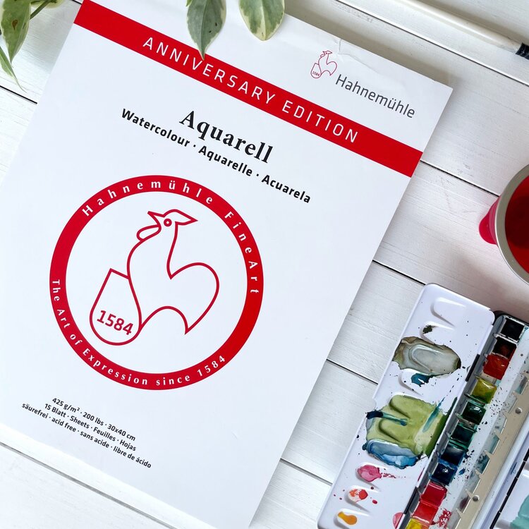 Hahnemühle aquarelpapier blok -  Anniversary Edition
