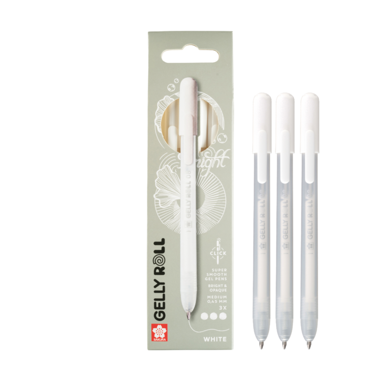 Sakura gelly roll gelpen wit click (3)