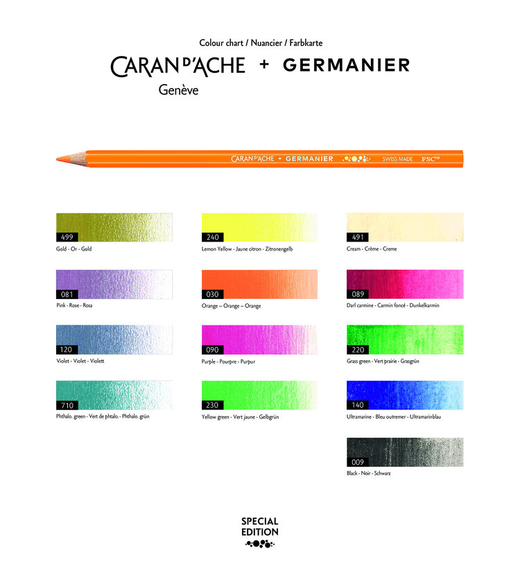 Caran d'Ache kleurpotloden set Germanier (13)