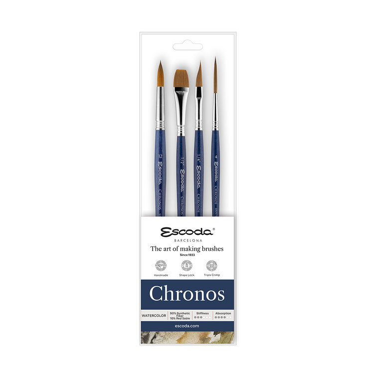 Escoda Chronos aquarelpenselen set