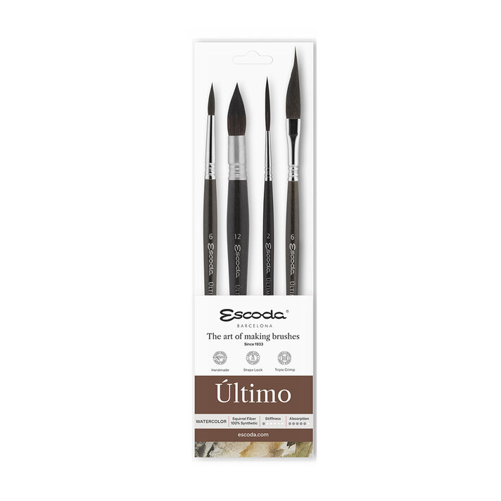 Repino Toraypinsel Toray penseelset voor kunstenaars, van de fijnste kwaliteit, zeer dun (maat 10/0, 5/0, 4/0, 000 en 00), aquarelpenseel, detailkwast, acrylkwast, set