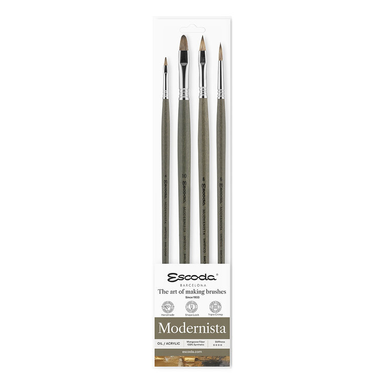 Escoda Modernista olie/acryl penselen set