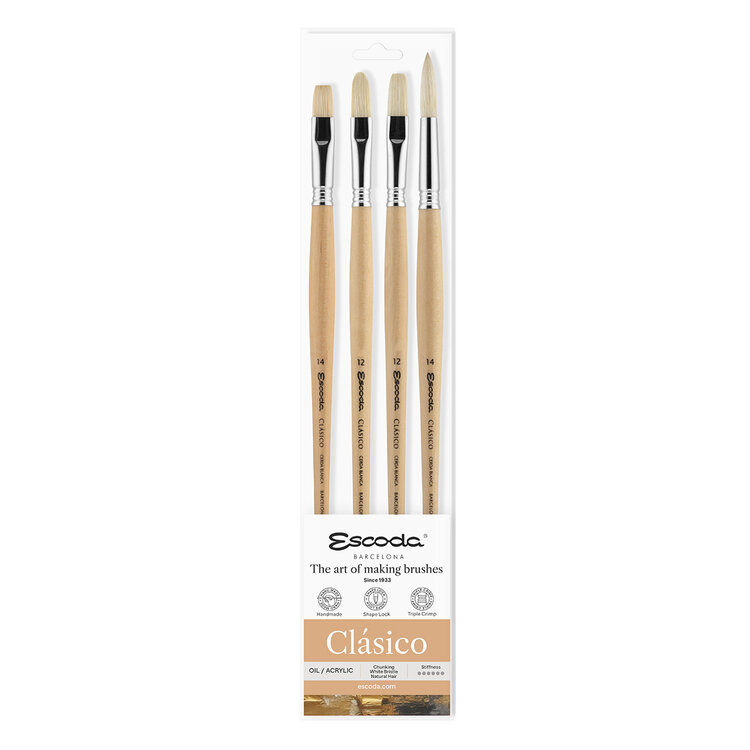 Escoda Clasico olie/acryl penselen set