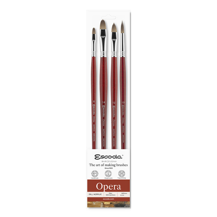 Escoda Opera olie/acryl penselen set