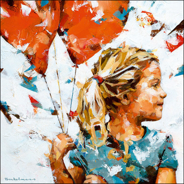 Art Revisited Joy of life - mapje met 8 wenskaarten van Dorus Brekelmans