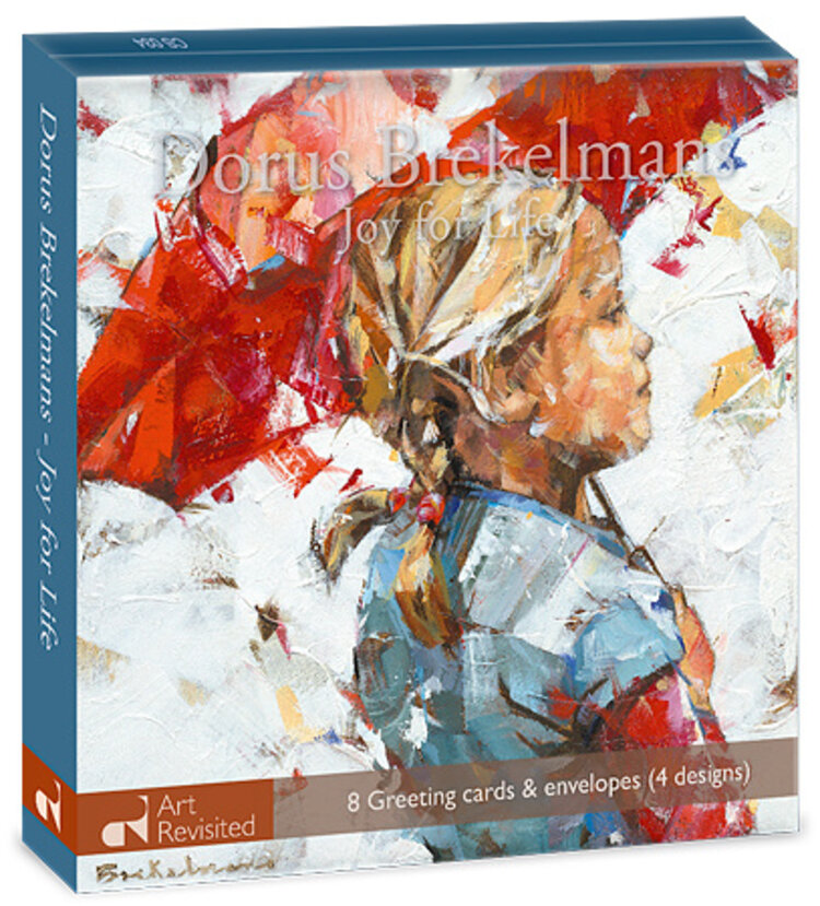 Art Revisited Joy of life - mapje met 8 wenskaarten van Dorus Brekelmans