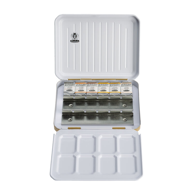 Schmincke (Horadam) aquarelverf blik  Gold (6 napjes)