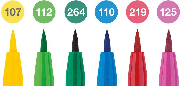 Faber Castell Pitt Artist brushpen (springtime)