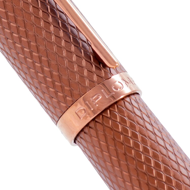 Diplomat vulpen Viper brown guilloche (F/M)