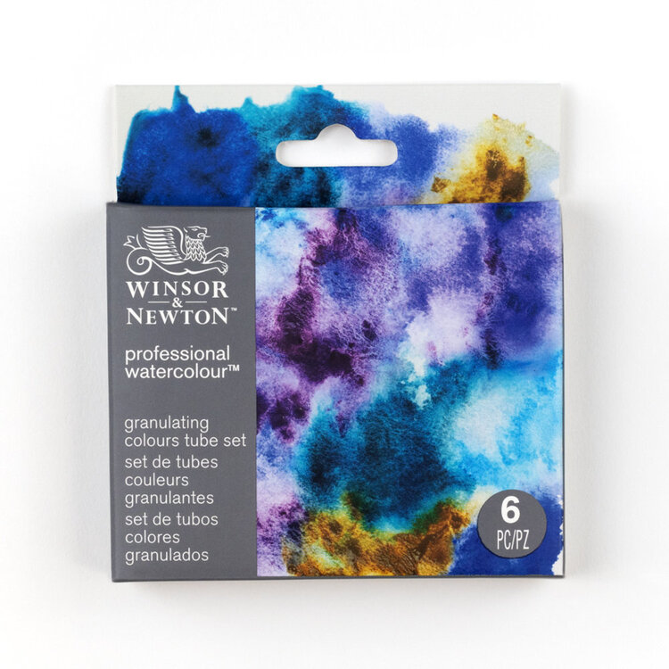 Winsor & Newton aquarelverf granulatie kleuren (6x 5ml)