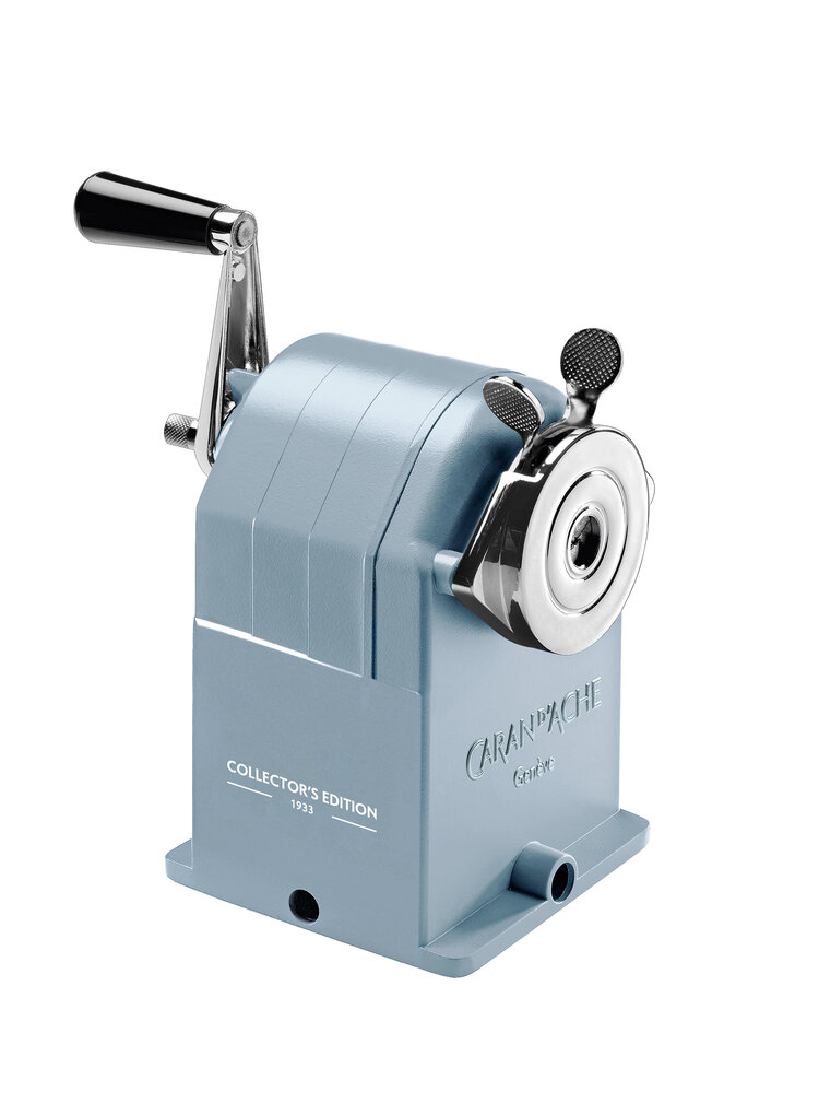 Caran d'Ache metalen puntenslijper ijsblauw