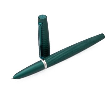 Diplomat vulpen Viper green guilloche (F/M)