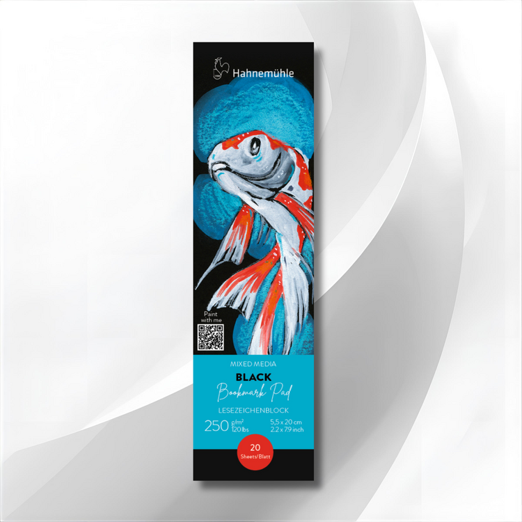 Hahnemühle Mixed Media papier boekenlegger zwart