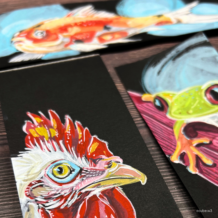 Hahnemühle Mixed Media papier boekenlegger zwart