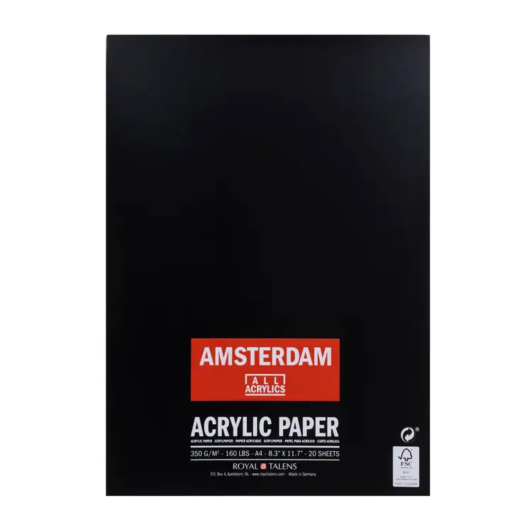 Amsterdam acrylpapier 350 grams