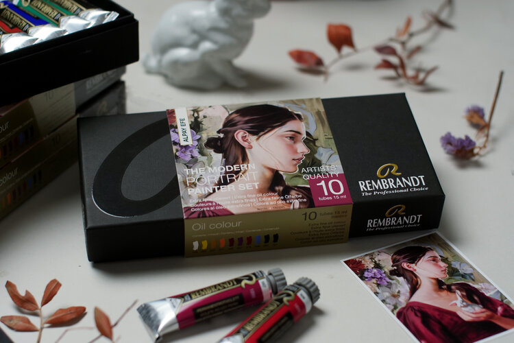Rembrandt the modern portrait set 10x 15ml - olieverf