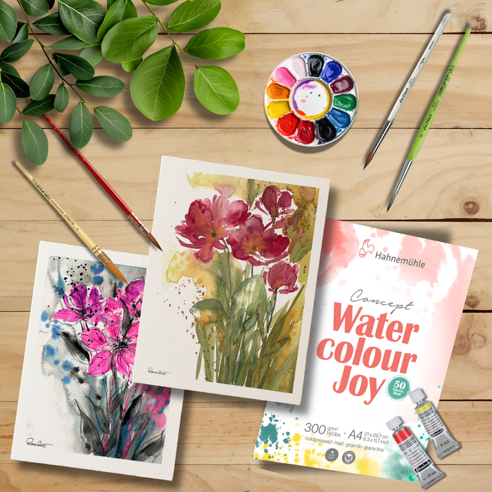 50 Vellen Vierkant Aquarelpapier – 10x10 Cm, 300 G/m², Katoenachtige Textuur, Geschikt Voor Nat-in-nat Technieken En Dagelijks Schetsen