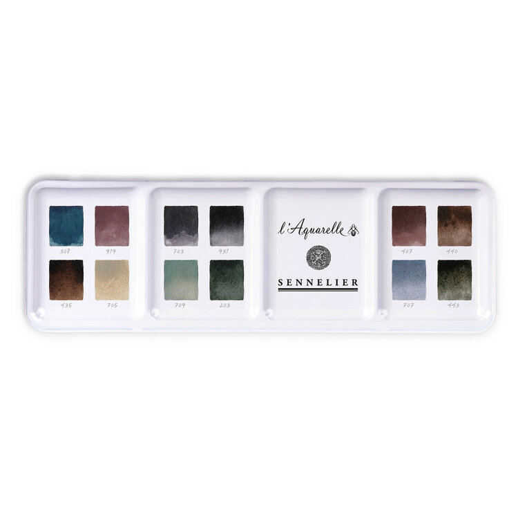 Sennelier aquarelverf - neutral colours (12)