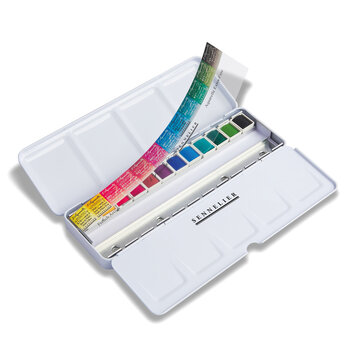 Sennelier aquarelverf Granulating Colors (12 napjes)